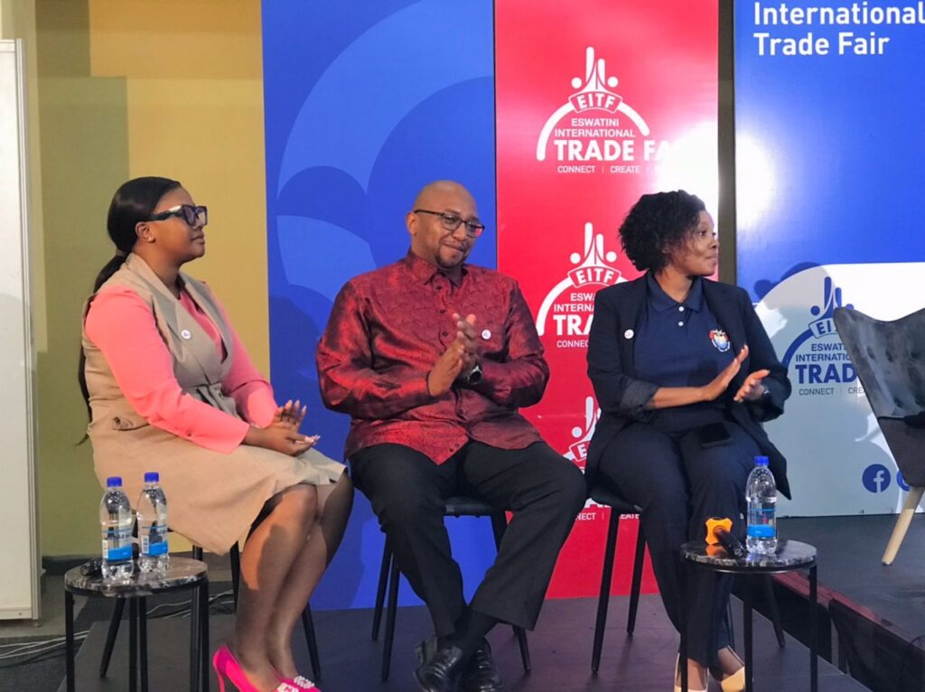 The Sponsors Panel
(L-R) 8Bet COO Belinda Motsa, (C) FNB CEO Thokozani Dlamini and EPL’s Brand and Marketing Personnel Lindokuhle Mthupha