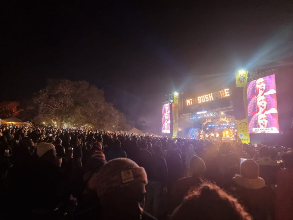 Zee Nxumalo performing live at the MTN Bushfire Festival. Photo: Adekunle Owolabi