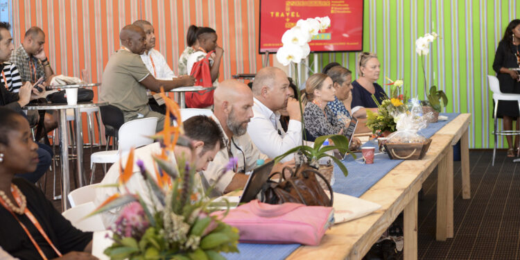 Business networking at the Africa Travel Indaba in Durban