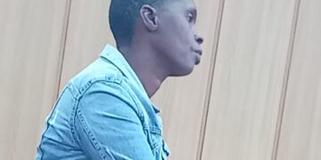 Phumzile Dlamini appeared at the Mbabane Magistrates charged for assaulting her husband (Pic: Khulekile Mhlanga).