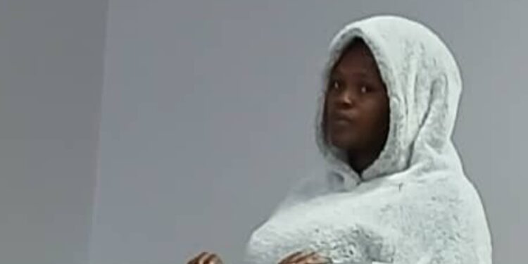 Nomcebo Ndzimandze appeared at Eswatini National Court where she was sentenced to four-months to prison without the option of a fine (Pic: Lindelwa Myeni).