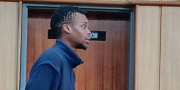 Zwelakhe Masilela in court for assault and damaging a cell phone (Pics: Lindelwa Myeni)