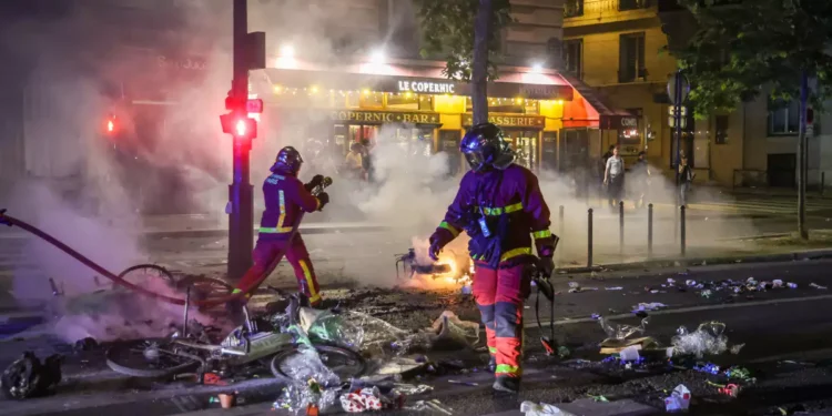 Protests in Paris, France after PSG’s Champions League victory