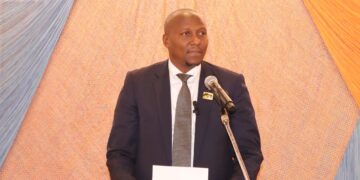 Prime Minister Russell Mmiso Dlamini speaks during the Eswatini Welcome Reception in Japan on Monday, where he called on the delegation to embrace Expo 2025 as a platform for cultural exchange, learning, and future collaboration.