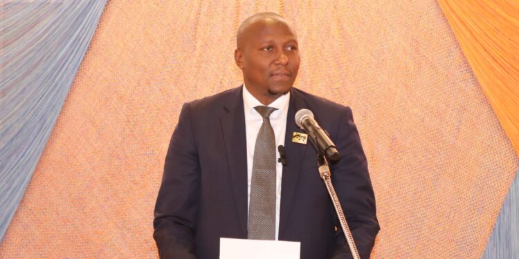 Prime Minister Russell Mmiso Dlamini speaks during the Eswatini Welcome Reception in Japan on Monday, where he called on the delegation to embrace Expo 2025 as a platform for cultural exchange, learning, and future collaboration.