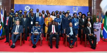 Key leaders from SADC's police forces concluding their summit in Dar es Salaam, committed to enhancing regional security and intelligence sharing.