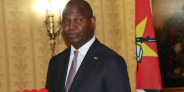Daniel Chapo, President of Mozambique, during bilateral talks with Malawian President Lazarus Chakwera in Lilongwe, Malawi, June 2025.