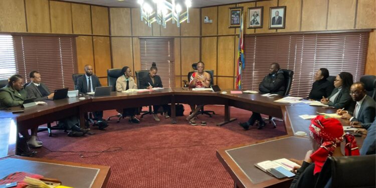 High-level Eswatini officials and energy stakeholders, including Principal Secretary Sizwe Ntshangase from the Ministry of Foreign Affairs and International Cooperation and Eswatini Electricity Company (EEC) Managing Director Alan Mkhonta, gathered in Mbabane on Thursday, June 12.