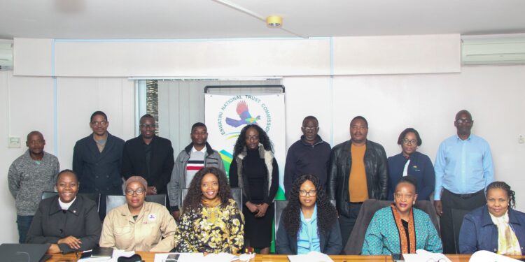 Tourism stakeholders and government officials gather at the Eswatini Standards Authority (SWASA) meeting to discuss adopting international hotel service standards that will elevate the country's tourism sector."