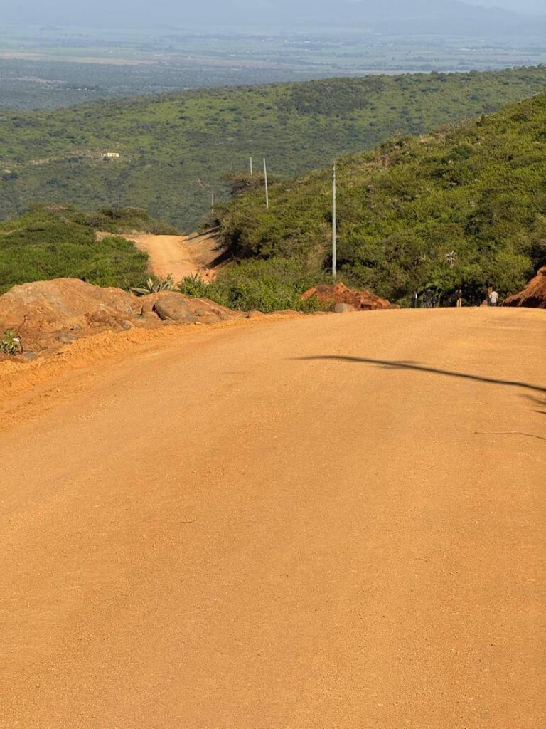 Ongoing rehabilitation work on the Hluthi Central – Manzawayo – Bambitje – KaGamedze – Our Lady of Sorrows School road corridor in Shiselweni.