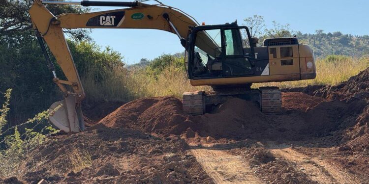 Ongoing rehabilitation work on the Hluthi Central – Manzawayo – Bambitje – KaGamedze – Our Lady of Sorrows School road corridor in Shiselweni.