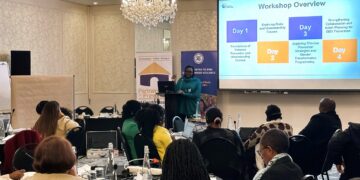 Delegates from SADC member states, including Eswatini, during a training session on gender-based violence prevention held in Johannesburg, South Africa.
