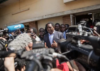 Zambian President Hakainde Hichilema, seen here in 2016, said he opposes a media regulation bill drafted by his own government. Zambian media outlets have been divided over statutory versus self-regulation for years. (Photo: AFP/Gianluigi Guercia)