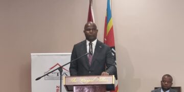 President Daniel Chapo addresses business leaders in Eswatini, calling for stronger regional economic integration. Photo by Adekunle Owolabi