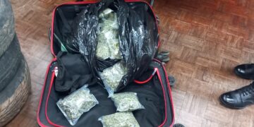 The consignment showing drugs that were being smuggled. (Pic: Khulekile Mhlanga)