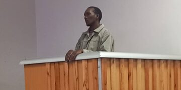 Calvin Shongwe appeared in court for insulting people. (Pic: Khulekile Mhlanga)