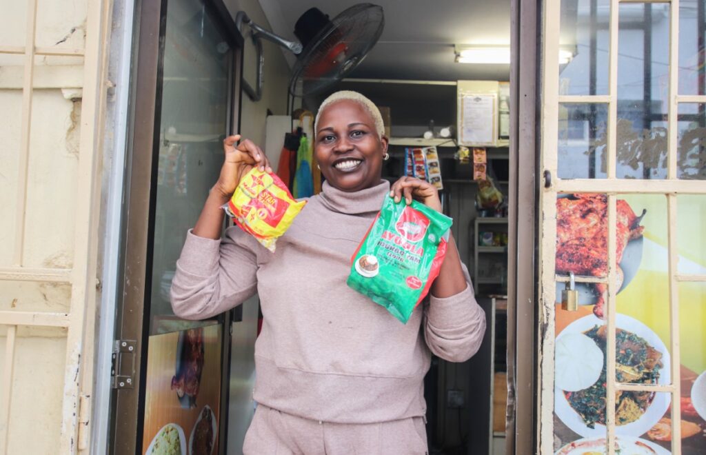 Adeola Okebanjo, the owner of Dees Restaurant