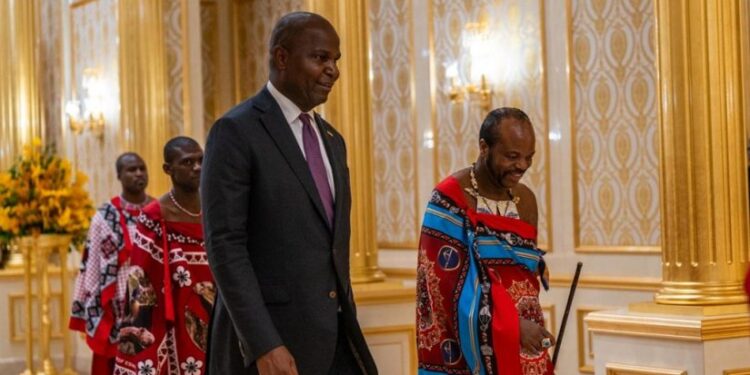 President Daniel Chapo of Mozambique and King Mswati III of Eswatini meet in Lozitha to strengthen the strategic partnership between their nations