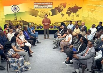Journalists from across Africa gather in India to discuss changing perceptions and strengthen international ties. Photo Credit Screengrab from Dur Darshan video