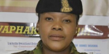 Lieutenant Tengetile Khumalo, the army’s Public Affairs Officer