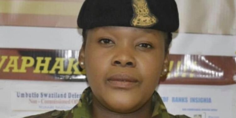 Lieutenant Tengetile Khumalo, the army’s Public Affairs Officer