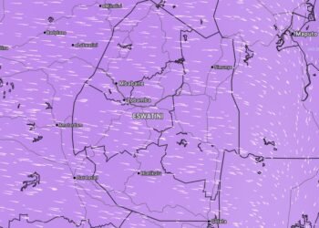 "Strong northwesterly winds expected to move through northern highlands, including Pigg’s Peak and surrounding areas.