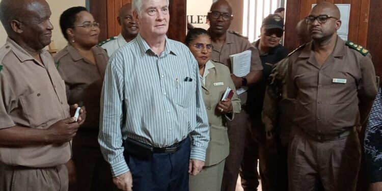 Correctional Services Minister Pieter Groenewald