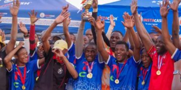 The newly crowned champions, Kwaluseni