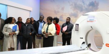 The newly installed Siemens Somatom go.All CT scanner at Mbabane Government Hospital, delivered under the Ministry of Health’s Nkwene mandate.