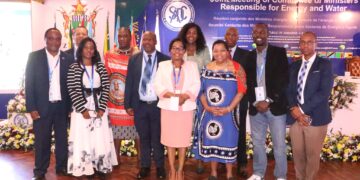 Eswatini delegation attending the SADC Joint Ministers Meeting on Energy and Water held in Harare, Zimbabwe.