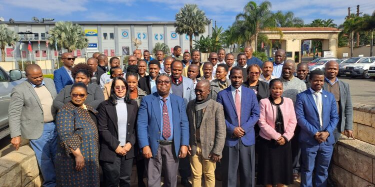 Officials and stakeholders during the national validation meeting for Eswatini’s 5th Biennial Review Report on agriculture performance under the African Union’s CAADP framework.
