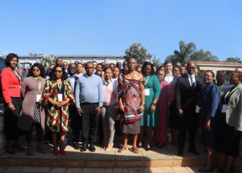 Energy ministers and industry stakeholders from SACU member states pose for a group photo during the Interstate Oil Committee meeting held in Ezulwini, Eswatini.