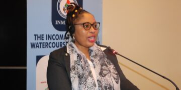 ChatGPT said: Sindy Mthimkhulu during her official unveiling ceremony as the new Executive Secretary of INMACOM in Maputo, Mozambique.