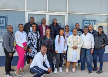 Participants of the ISO 9001:2015 training, including ESWACAA staff, during a group photo session hosted by SWASA in Mbabane.