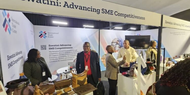 Eswatini delegation at the ITC Global SME Ministerial Meeting in Johannesburg: