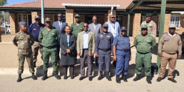 SADC Secretariat officials conduct a study visit at the Beitbridge Border Post—linking South Africa and Zimbabwe—as part of efforts to improve regional trade and implement coordinated border management systems.
