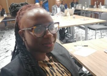 UNESWA lecturer Ncobile Ndzinisa-Dlamini was at the ESCCOM consultation meeting. (Pic: Sithembiso Sihlongonyane)
