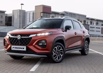 The Suzuki Fronx’s sleek coupé-inspired design and bold front grille make it a standout