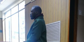 Lungelo Fortune Magagula stands in the Mbabane Magistrate Court dock after admitting to stealing US$500 from his employer’s bedroom.