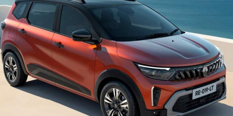 Triber has been updated with styling elements from the facelift Captur. Image: Renault India