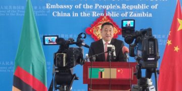His Excellency Mr. Han Jing, the new Ambassador of the People's Republic of China to Zambia.