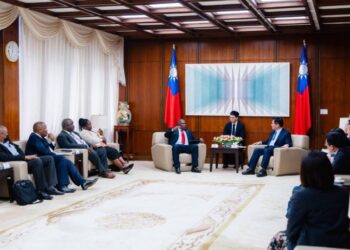 Minister of Foreign Affairs Lin Chia-lung (center, right) and Minister of Public Service Mabulala Maseko (center left) discuss Taiwan-Eswatini relations | pic - Taiwan Today.