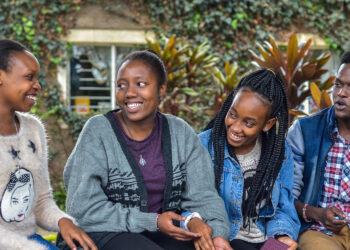 Young students engage in academic activities