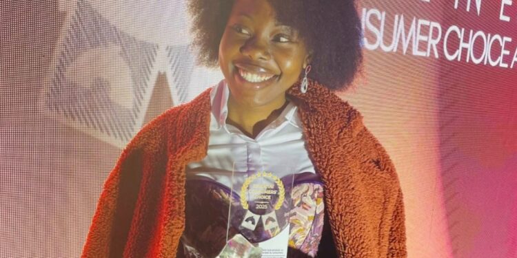 CrownKaire sisters celebrate winning the Consumer’s Favourite Beauty Product award at the 2025 Made in Eswatini Consumer’s Choice Awards.