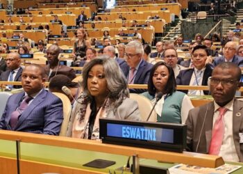 Eswatini’s Minister of Housing and Urban Development, Appolo Maphalala , and Minister of ICT, Savannah Maziya , attend the High Level Political Forum on Sustainable Development in New York.