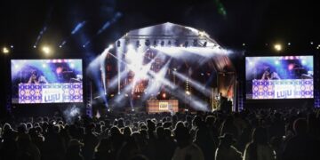 DJ energizes the crowd with vibrant beats at last year’s Standard Bank Luju Food & Lifestyle Festival in Mbabane.