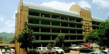 The Ministry of Labour and Social Security headquarters located on Mhlambanyatsi Road, Mbabane.
