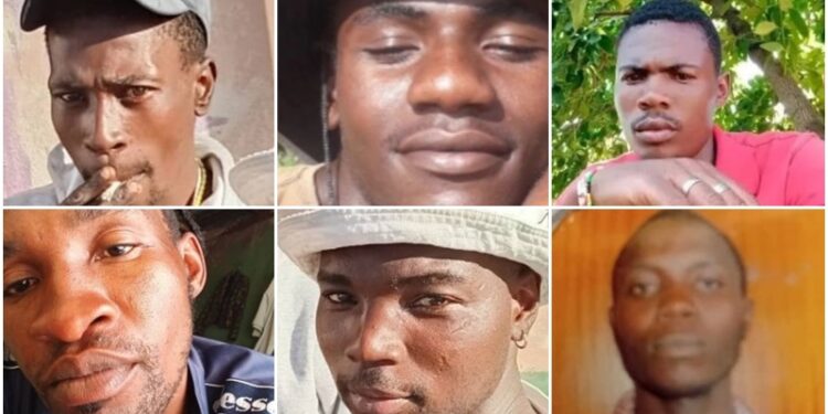 Collage of wanted suspects linked to armed robbery, housebreaking, and theft cases in Siphofaneni and surrounding areas. Photo by Royal Eswatini Police Service