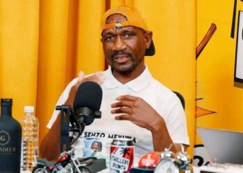 Advocate Malesela Teffo during a podcast interview where he alleged bribery, poisoning, and threats linked to the Senzo Meyiwa murder case.
