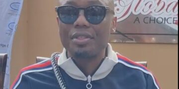 DJ Tira speaking in Eswatini.